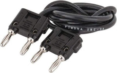 Pomona - Electrical Test Equipment Cable Assembly - Use with Double Banana Plugs - Apex Tool & Supply