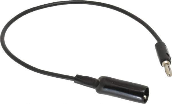 Pomona - Black Electrical Test Equipment Clip - Use with 0.300" Terminal, Banana Plugs - Apex Tool & Supply
