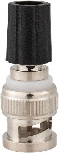 Pomona - Black Electrical Test Equipment Adapter - Use with Male BNC to Single Binding Posts - Apex Tool & Supply