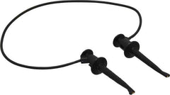 Pomona - Black Electrical Test Equipment Patch Cord - Use with Test Clips - Apex Tool & Supply