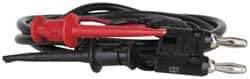 Pomona - Black/Red Electrical Test Equipment Clip - Use with Banana Plugs - Apex Tool & Supply