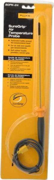 Fluke - -320 to 1500°F, Air and Gas, Thermocouple Probe - Apex Tool & Supply
