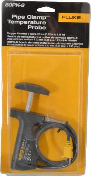 Fluke - -20 to 300°F, Pipeclamp, Thermocouple Probe - Apex Tool & Supply