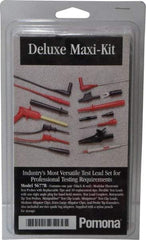 Pomona - Electrical Test Equipment Leads Set - Use with Digital Multimeters - Apex Tool & Supply