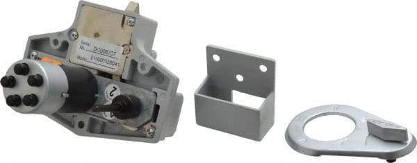 Kaba Access - 1-3/4 to 2-1/8" Door Thickness, Satin Chrome Finish, Push Button Deadbolt - Nonhanded Handling - Apex Tool & Supply