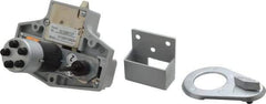Kaba Access - 1-3/4 to 2-1/8" Door Thickness, Satin Chrome Finish, Push Button Deadbolt - Nonhanded Handling - Apex Tool & Supply