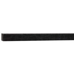 Made in USA - 4' x 5/8" x 5/8" Black Acetal Square Bar - Apex Tool & Supply