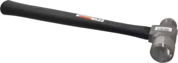 Stanley - 2 Lb Head High Carbon Steel Ball Pein Hammer - Hickory Handle, 15-7/8" OAL - Apex Tool & Supply