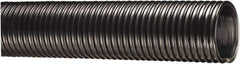 Kuriyama of America - 8" ID x 9.02" OD, 30 Max psi, 28 In. Hg, Dry Material Handling & Transfer Hose - Polyurethane Liner, PVC Cover, -40 to 150°F, 15" Bend Radius, 20' Coil Length, Black - Apex Tool & Supply