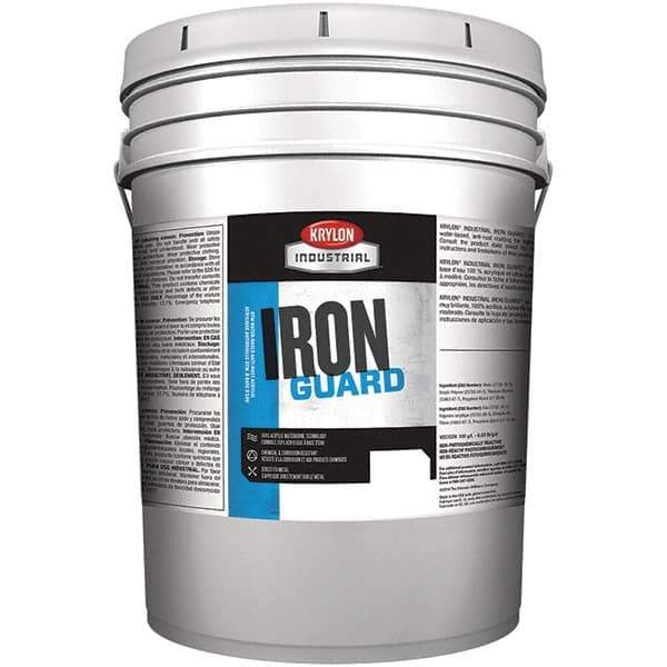 Krylon - 5 Gal White Gloss Finish Acrylic Enamel Paint - Interior/Exterior, Direct to Metal, 100 gL VOC Compliance - Apex Tool & Supply