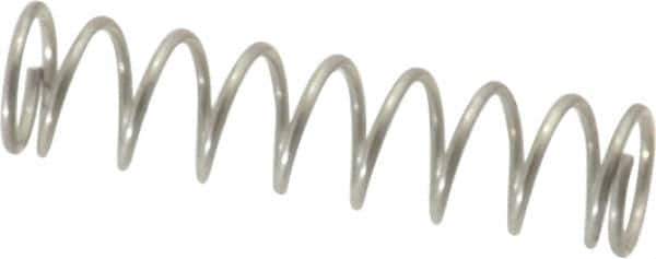 Value Collection - 0.12" OD, 0.012" Wire, 1/2" Free Length, Music Wire Compression Stock Springs Spring - 2.98 Lb Spring Rating - Apex Tool & Supply