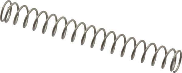 Value Collection - 0.12" OD, 0.012" Wire, 1" Free Length, Music Wire Compression Stock Springs Spring - 1.43 Lb Spring Rating - Apex Tool & Supply