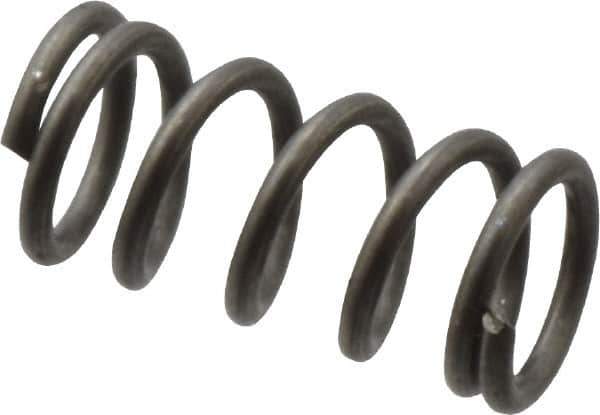 Value Collection - 0.12" OD, 0.016" Wire, 1/4" Free Length, Music Wire Compression Stock Springs Spring - 18.87 Lb Spring Rating - Apex Tool & Supply