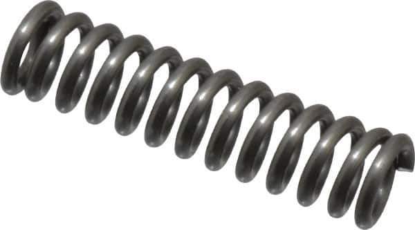 Value Collection - 0.12" OD, 0.02" Wire, 1/2" Free Length, Music Wire Compression Stock Springs Spring - 20.9 Lb Spring Rating - Apex Tool & Supply