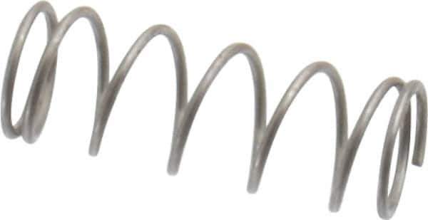 Value Collection - 0.18" OD, 0.016" Wire, 1/2" Free Length, Music Wire Compression Stock Springs Spring - 4.18 Lb Spring Rating - Apex Tool & Supply