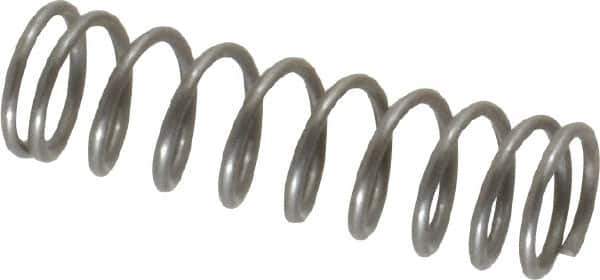 Value Collection - 0.18" OD, 0.02" Wire, 5/8" Free Length, Music Wire Compression Stock Springs Spring - 7.02 Lb Spring Rating - Apex Tool & Supply