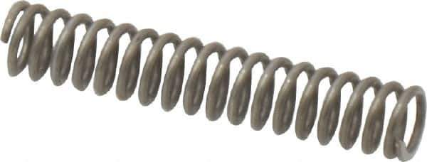 Value Collection - 0.18" OD, 0.026" Wire, 1" Free Length, Music Wire Compression Stock Springs Spring - 10.59 Lb Spring Rating - Apex Tool & Supply