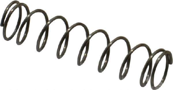 Value Collection - 0.24" OD, 0.02" Wire, 1" Free Length, Music Wire Compression Stock Springs Spring - 2.74 Lb Spring Rating - Apex Tool & Supply