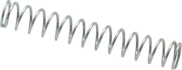 Value Collection - 0.24" OD, 0.026" Wire, 1-1/2" Free Length, Music Wire Compression Stock Springs Spring - 3.6 Lb Spring Rating - Apex Tool & Supply