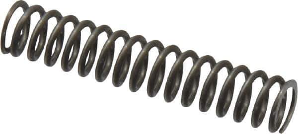 Value Collection - 0.24" OD, 0.032" Wire, 1-1/4" Free Length, Music Wire Compression Stock Springs Spring - 11 Lb Spring Rating - Apex Tool & Supply