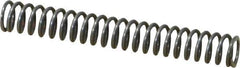 Value Collection - 0.24" OD, 0.032" Wire, 1-3/4" Free Length, Music Wire Compression Stock Springs Spring - 7.74 Lb Spring Rating - Apex Tool & Supply