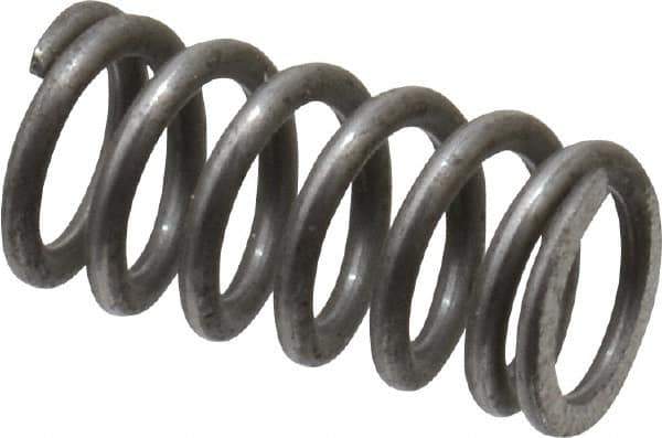 Value Collection - 0.24" OD, 0.035" Wire, 1/2" Free Length, Music Wire Compression Stock Springs Spring - 44.71 Lb Spring Rating - Apex Tool & Supply
