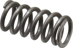 Value Collection - 0.24" OD, 0.035" Wire, 1/2" Free Length, Music Wire Compression Stock Springs Spring - 44.71 Lb Spring Rating - Apex Tool & Supply