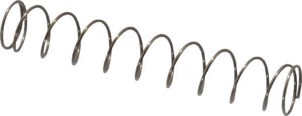 Value Collection - 0.3" OD, 0.02" Wire, 1-3/4" Free Length, Music Wire Compression Stock Springs Spring - 1.14 Lb Spring Rating - Apex Tool & Supply