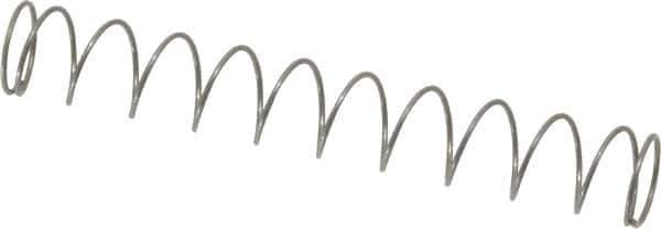 Value Collection - 0.3" OD, 0.02" Wire, 2" Free Length, Music Wire Compression Stock Springs Spring - 0.99 Lb Spring Rating - Apex Tool & Supply