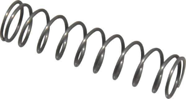 Value Collection - 0.3" OD, 0.026" Wire, 1-1/4" Free Length, Music Wire Compression Stock Springs Spring - 3.51 Lb Spring Rating - Apex Tool & Supply