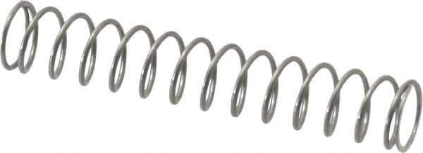 Value Collection - 0.3" OD, 0.026" Wire, 1-3/4" Free Length, Music Wire Compression Stock Springs Spring - 2.47 Lb Spring Rating - Apex Tool & Supply