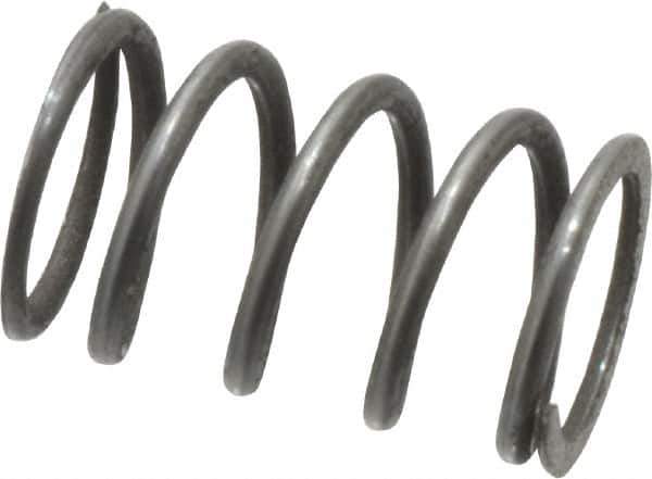 Value Collection - 0.3" OD, 0.032" Wire, 1/2" Free Length, Music Wire Compression Stock Springs Spring - 19.9 Lb Spring Rating - Apex Tool & Supply