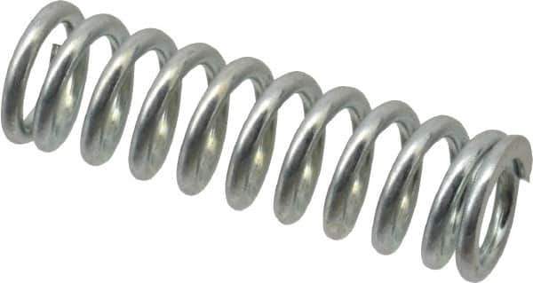 Value Collection - 0.3" OD, 0.047" Wire, 1" Free Length, Music Wire Compression Stock Springs Spring - 41.95 Lb Spring Rating - Apex Tool & Supply