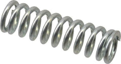 Value Collection - 0.3" OD, 0.047" Wire, 1" Free Length, Music Wire Compression Stock Springs Spring - 41.95 Lb Spring Rating - Apex Tool & Supply