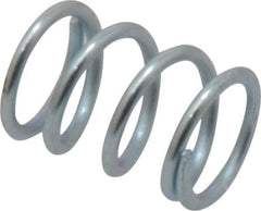 Value Collection - 0.36" OD, 0.041" Wire, 1/2" Free Length, Music Wire Compression Stock Springs Spring - 36.3 Lb Spring Rating - Apex Tool & Supply