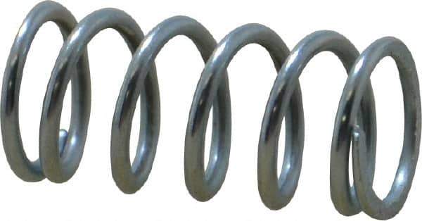 Value Collection - 0.36" OD, 0.041" Wire, 3/4" Free Length, Music Wire Compression Stock Springs Spring - 22.71 Lb Spring Rating - Apex Tool & Supply