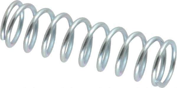 Value Collection - 0.36" OD, 0.041" Wire, 1-1/4" Free Length, Music Wire Compression Stock Springs Spring - 12.99 Lb Spring Rating - Apex Tool & Supply