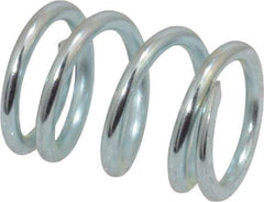 Value Collection - 0.36" OD, 0.047" Wire, 1/2" Free Length, Music Wire Compression Stock Springs Spring - 62.14 Lb Spring Rating - Apex Tool & Supply