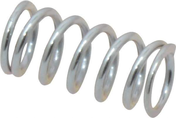 Value Collection - 0.36" OD, 0.047" Wire, 3/4" Free Length, Music Wire Compression Stock Springs Spring - 38.46 Lb Spring Rating - Apex Tool & Supply