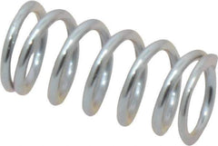 Value Collection - 0.36" OD, 0.047" Wire, 3/4" Free Length, Music Wire Compression Stock Springs Spring - 38.46 Lb Spring Rating - Apex Tool & Supply
