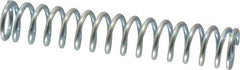Value Collection - 0.36" OD, 0.047" Wire, 2" Free Length, Music Wire Compression Stock Springs Spring - 13.23 Lb Spring Rating - Apex Tool & Supply