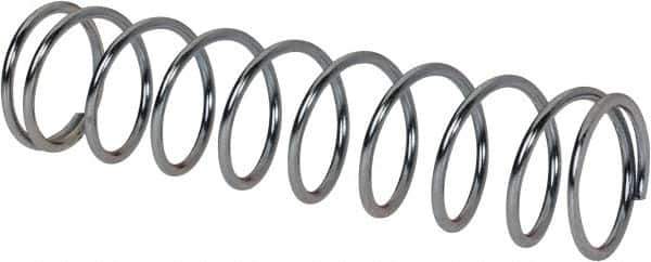 Value Collection - 0.42" OD, 0.035" Wire, 1-3/4" Free Length, Music Wire Compression Stock Springs Spring - 4.11 Lb Spring Rating - Apex Tool & Supply