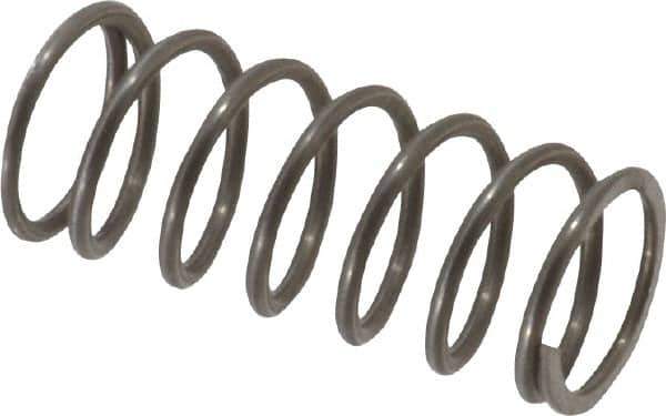Value Collection - 0.42" OD, 0.041" Wire, 1" Free Length, Music Wire Compression Stock Springs Spring - 12.86 Lb Spring Rating - Apex Tool & Supply