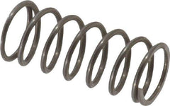 Value Collection - 0.42" OD, 0.041" Wire, 1" Free Length, Music Wire Compression Stock Springs Spring - 12.86 Lb Spring Rating - Apex Tool & Supply