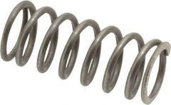 Value Collection - 0.42" OD, 0.047" Wire, 1" Free Length, Music Wire Compression Stock Springs Spring - 21.09 Lb Spring Rating - Apex Tool & Supply