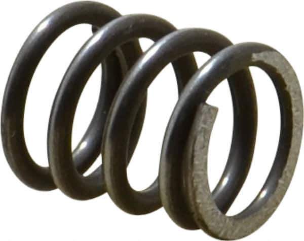 Value Collection - 0.42" OD, 0.054" Wire, 1/2" Free Length, Music Wire Compression Stock Springs Spring - 82.15 Lb Spring Rating - Apex Tool & Supply