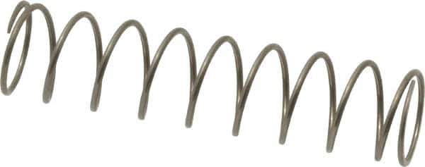 Value Collection - 0.48" OD, 0.035" Wire, 2" Free Length, Music Wire Compression Stock Springs Spring - 3 Lb Spring Rating - Apex Tool & Supply