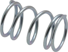 Value Collection - 0.48" OD, 0.047" Wire, 3/4" Free Length, Music Wire Compression Stock Springs Spring - 23.36 Lb Spring Rating - Apex Tool & Supply