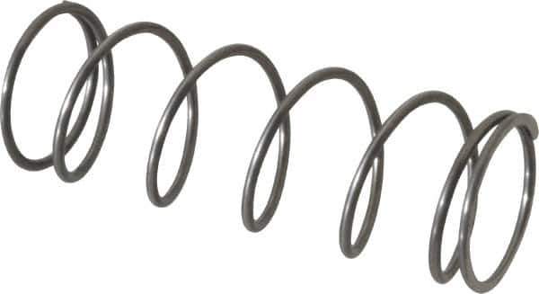 Value Collection - 0.6" OD, 0.041" Wire, 1-3/4" Free Length, Music Wire Compression Stock Springs Spring - 4.29 Lb Spring Rating - Apex Tool & Supply