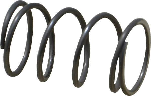 Value Collection - 0.6" OD, 0.047" Wire, 1" Free Length, Music Wire Compression Stock Springs Spring - 12.19 Lb Spring Rating - Apex Tool & Supply